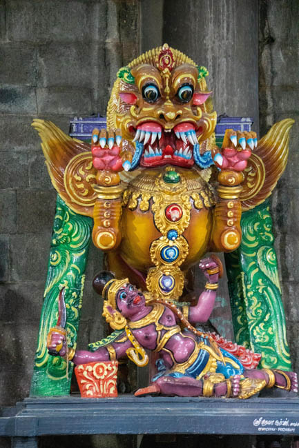 Shabara, eines der Targetiere des Gottes Emaranatha f&uuml;r die Tempelfeste