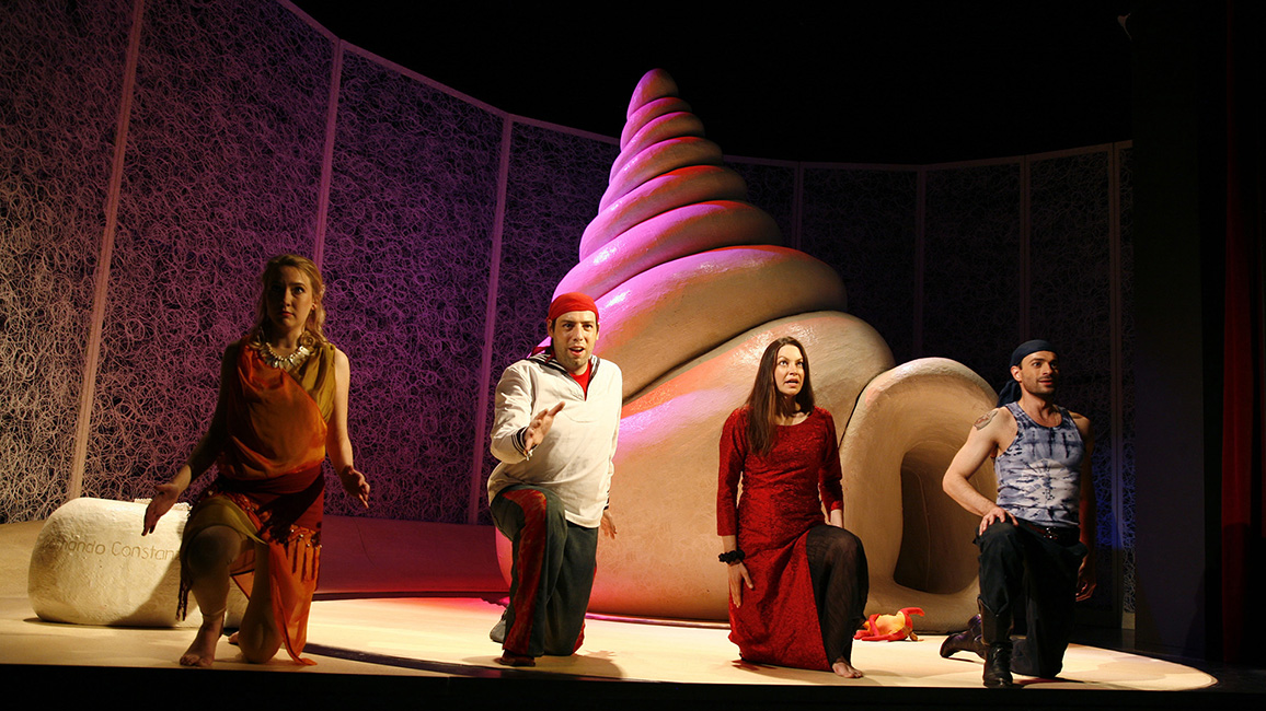 Auff&uuml;hrung der Oper "L'isola disabitata", Co-Produktion des Stadttheaters Biel und des Stadttheaters Solothurn, 2009