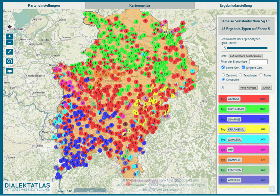 Preview-Wortkarte f&uuml;r das Wort Ameise 