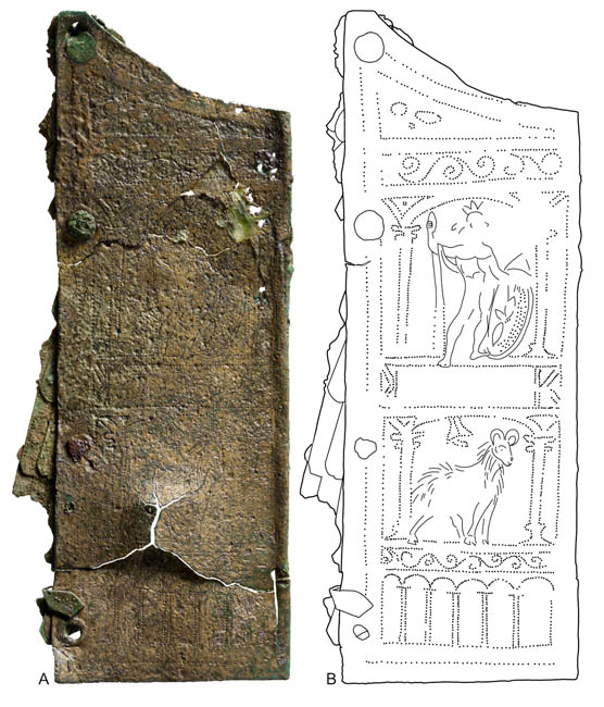 verzierte Brustplatte