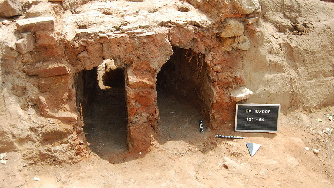 Reste eines T&ouml;pferofens