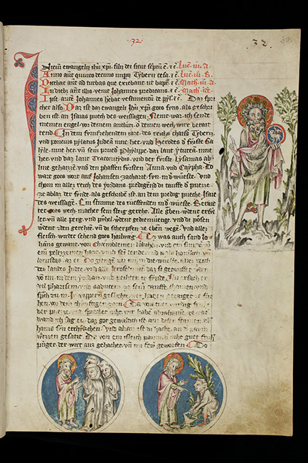 Verschiedene Szenen aus dem Leben Johannes des T&auml;ufers