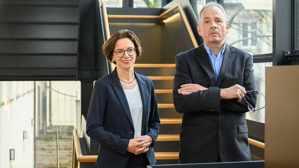 Prof. Dr. Barbara Schmitz und Professor Dr. Christian Wehr