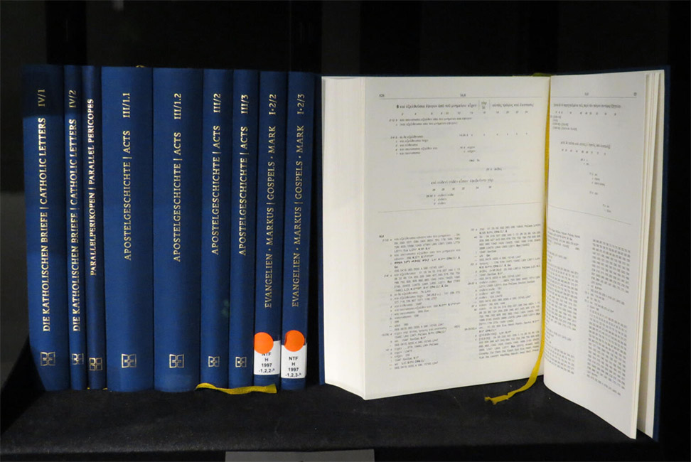 Die Editio Critica Maior im Bibelmuseum M&uuml;nster 