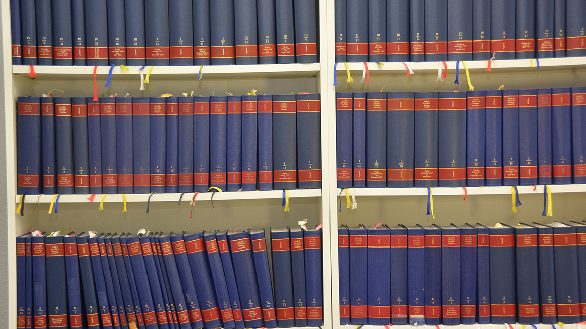 Druckb&auml;nde der Marx-Engels-Gesamtausgabe (MEGA)