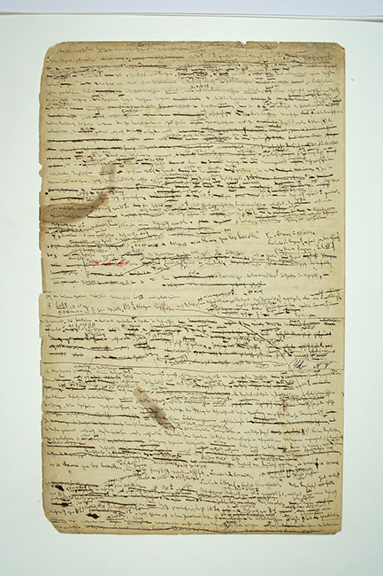 Seite der in der MEGA erstmals ver&ouml;ffentlichten Konvolute zum Kapital von Marx