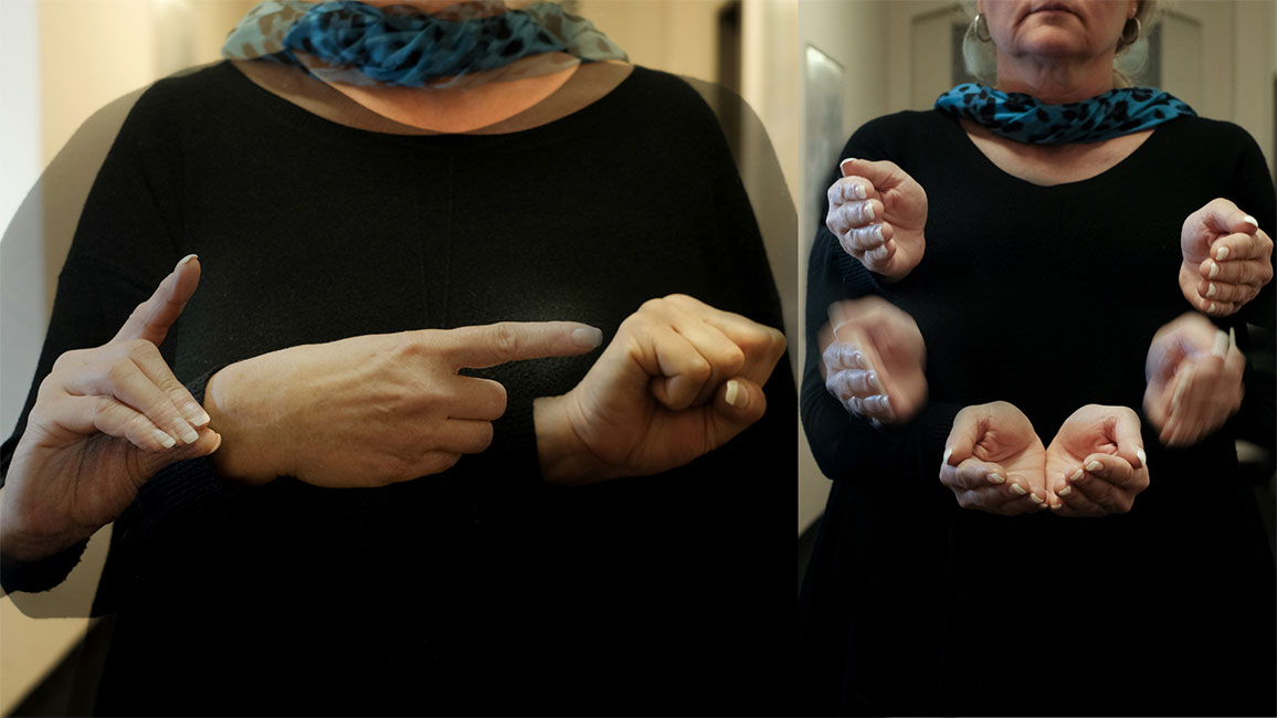 Geb&auml;rden f&uuml;r „DGS“ und „Korpus“. 