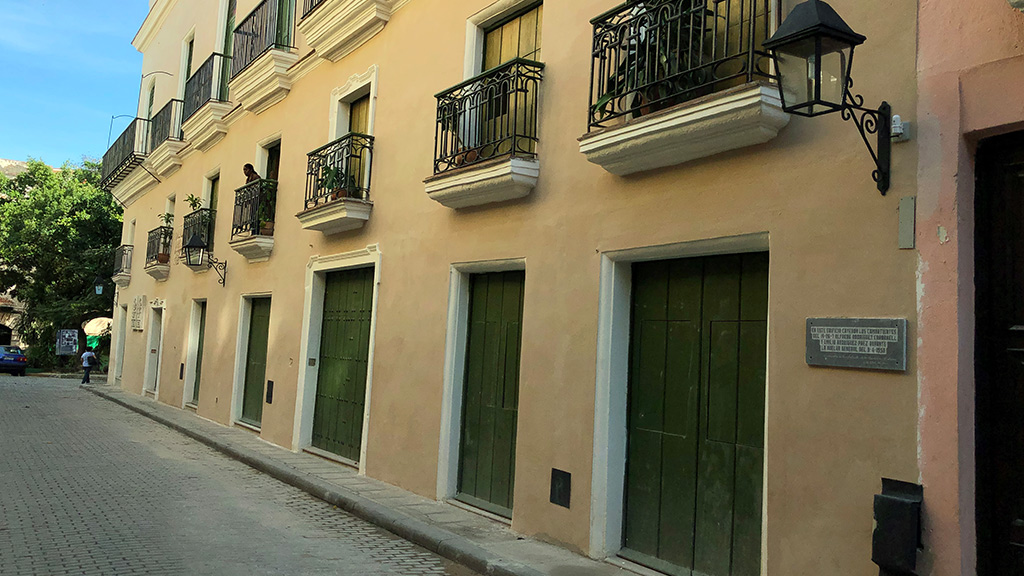 Die Casa Museo Alejandro de Humboldt in der Altstadt von La Habana (Kuba)