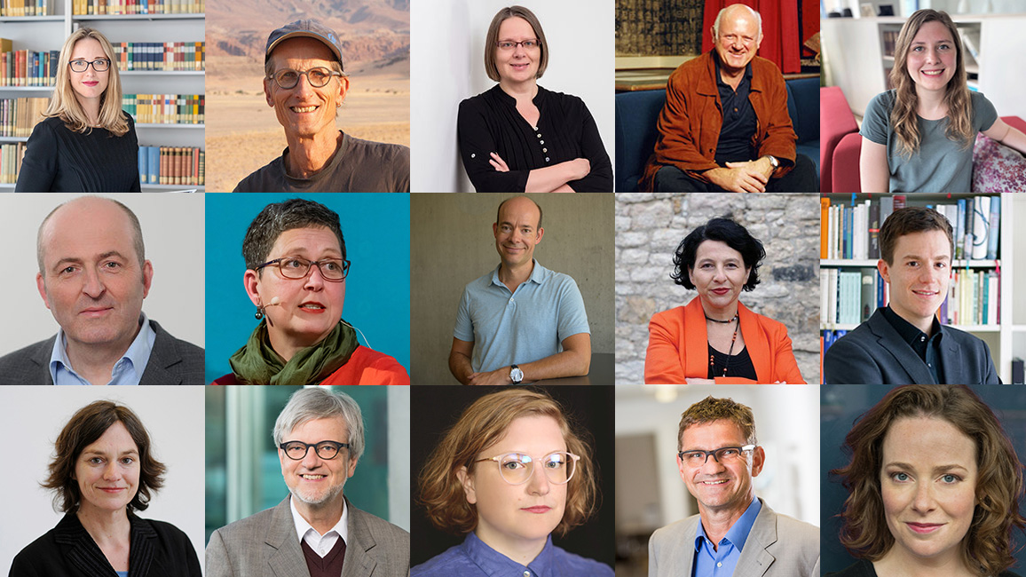 Collage mit Fotos der Forschenden