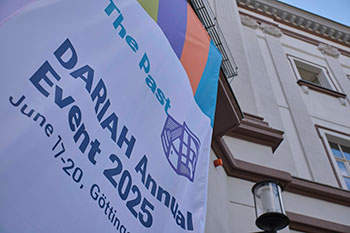 Banner der DARIAH-EU Jahrestagung 2025 