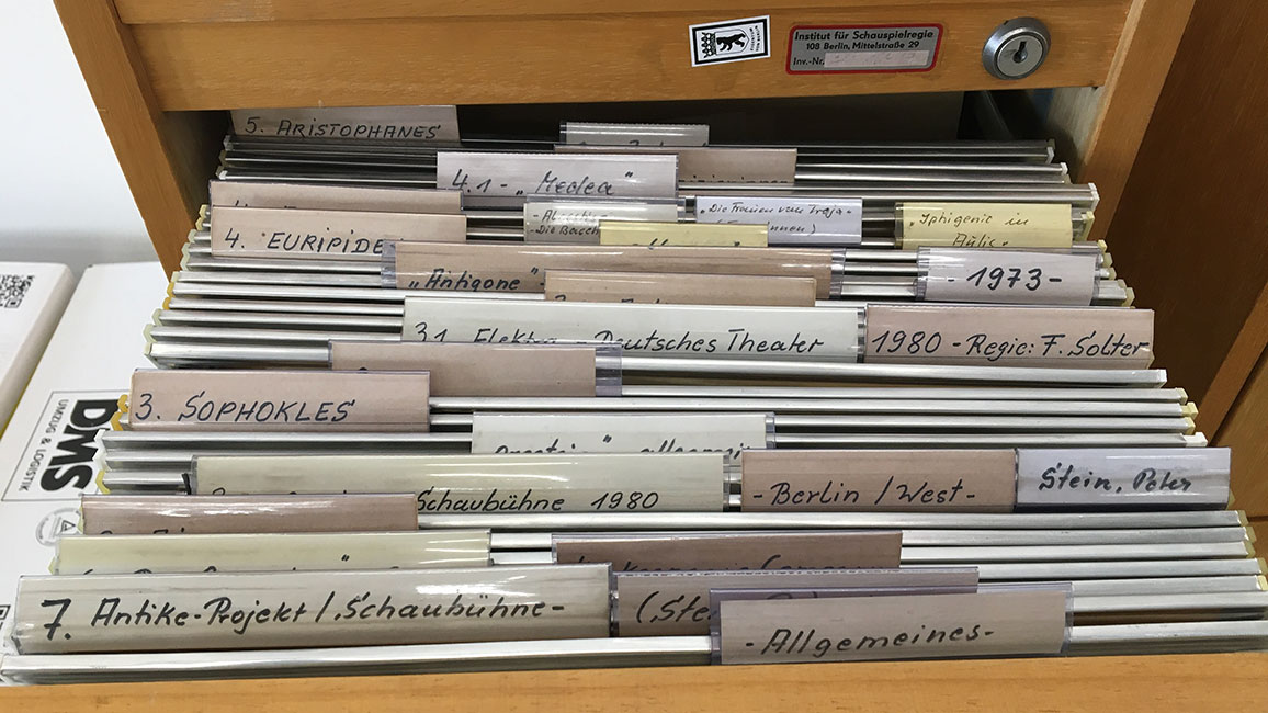 Inszenierungsarchiv der Hochschule f&uuml;r Schauspielkunst Ernst Busch 