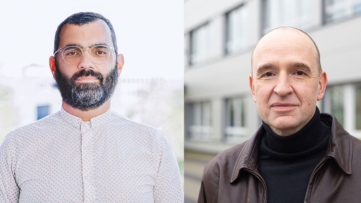 Collage Portrait Dr. Taylan Yildiz, Prof. Ullrich Bauer