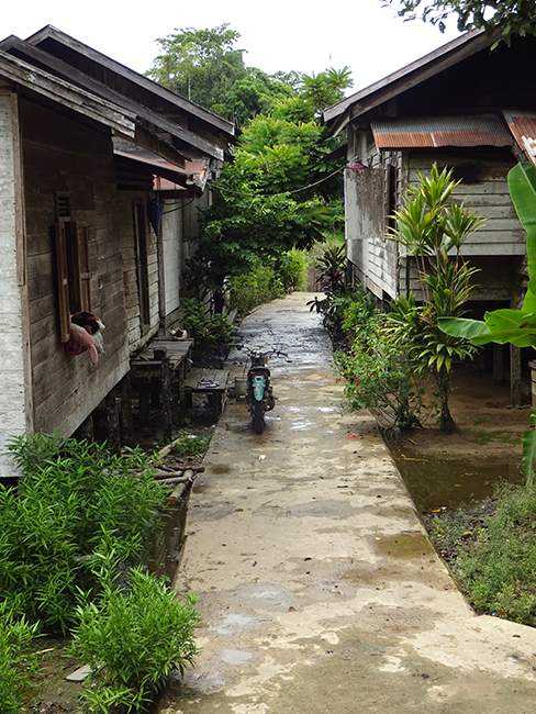 Verschiedene H&auml;user in einem Dorf