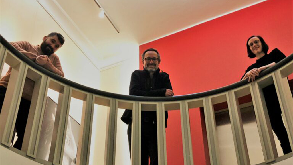 Das Berliner ProHD-Team im Geb&auml;ude der Berlin-Brandenburgischen Akademie der Wissenschaften, Berlin