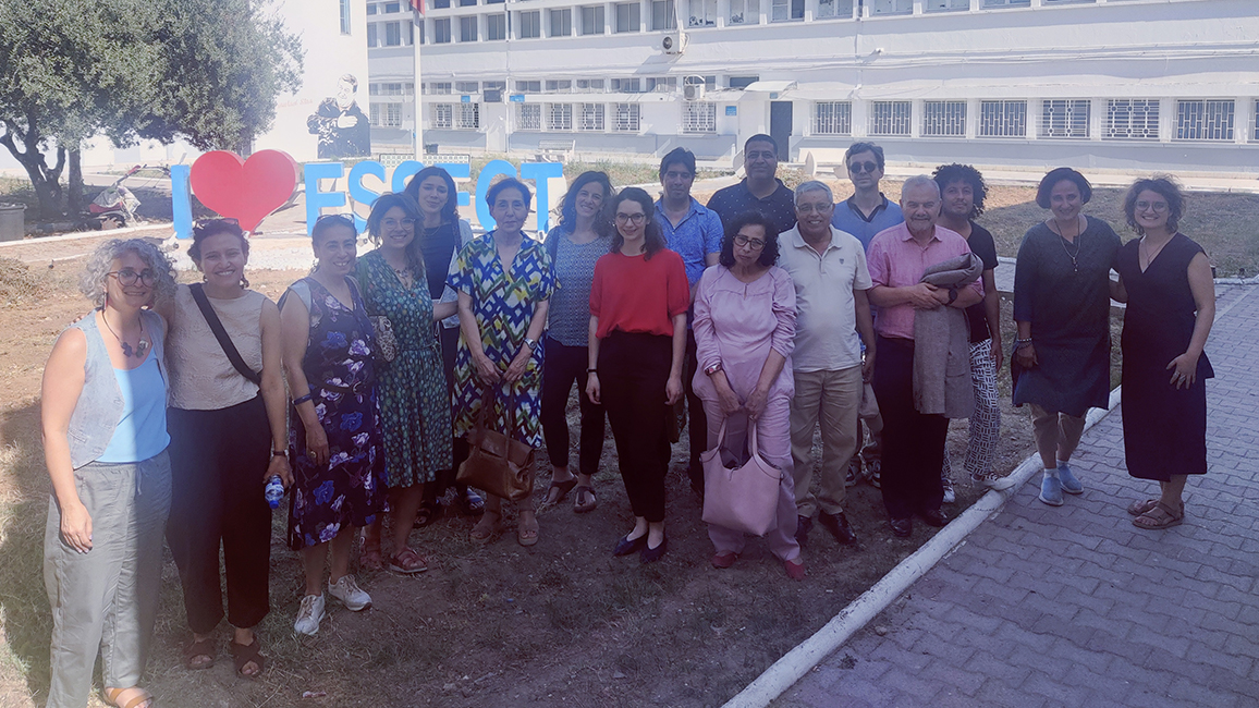 Participants of the transregional workshop “Cities in the Arab Imagination: Fiction, Reality, and Futurescapes”, held end of June 2025 in Tunis. 