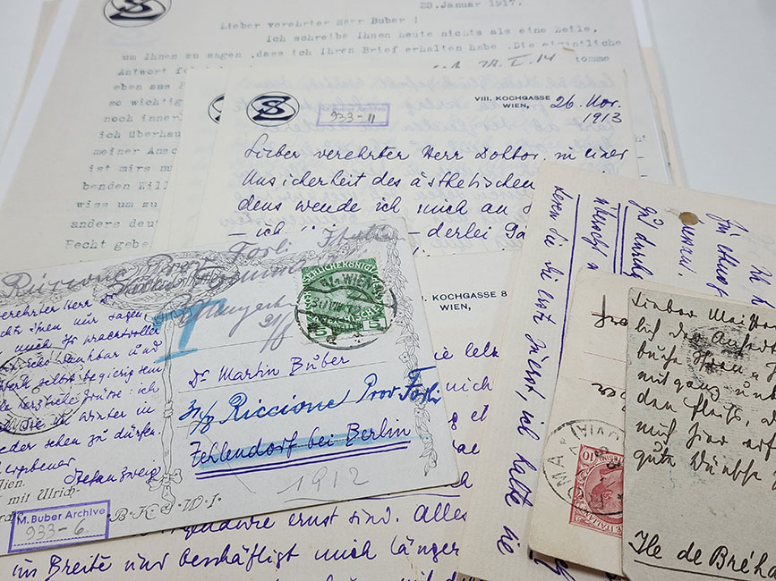 Korrespondenz zwischen Martin Buber und Stefan Zweig 