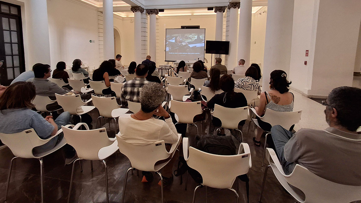 Filmvorf&uuml;hrung im Kunstmuseum MUSA der Universidad de Guadalajara 