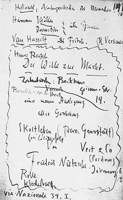Nietzsche zwischen „Wille zur Macht“ und „Zahnb&uuml;rste“: Notizzettel von 1885/86