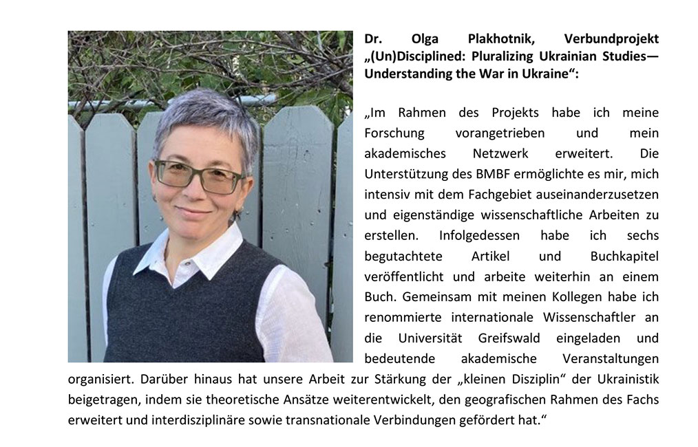 Statement Olga Plakhotnik