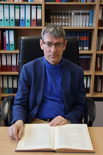 Prof. Dr. Michael P. Streck, Projektleiter des Leipzig Akkadian Dictionary
