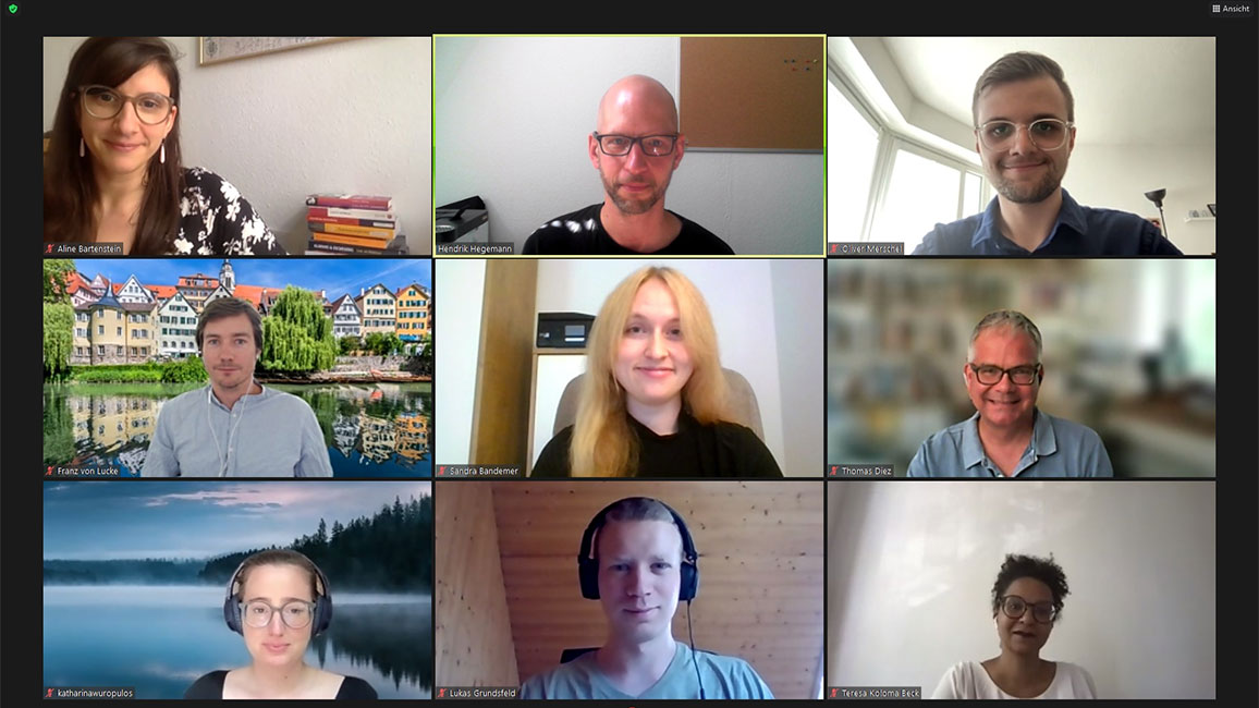 Zoom-Session ZUSE Kick-Off Workshop Juni 2022