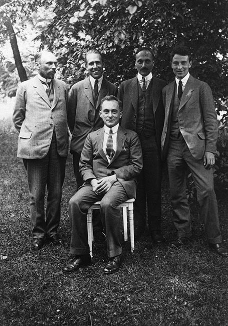 Teilnehmende der Bohr Festspiele G&ouml;ttingen 1922