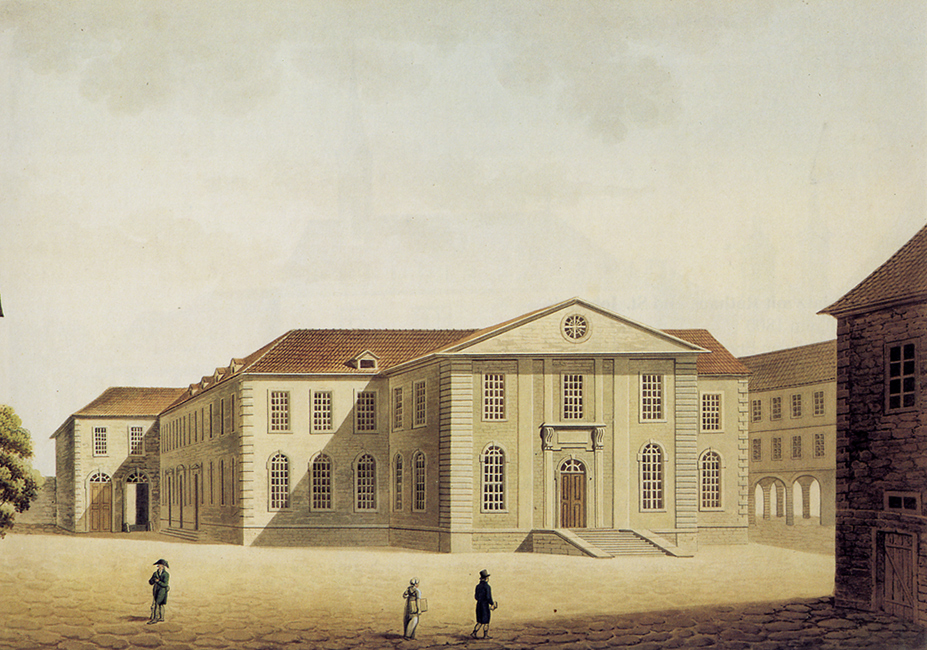 Universit&auml;tsbibliothek G&ouml;ttingen um 1800