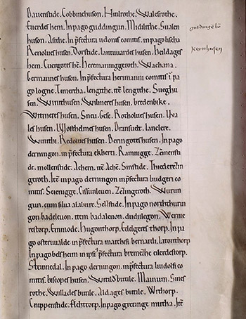 Kaiserurkunde von 1022