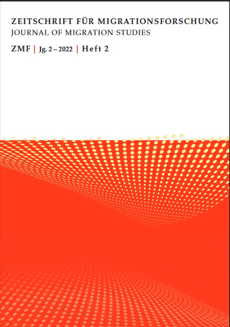Coverbild Zeitschrift für Migratiosnforschung