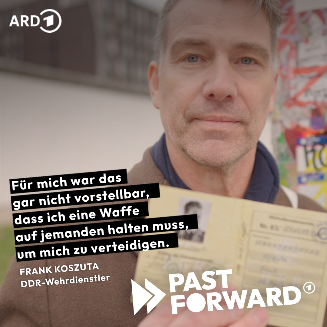 Frank Koszuta (DDR-Wehrdienstler): F&uuml;r mich war das gar nicht vorstellbar, dass ich eine Waffe auf jemanden halten muss, um mich zu verteidigen.
