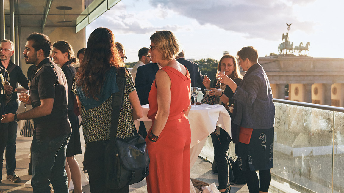 Nach einer Keynote Lecture von Homi K. Bhabha Akademie der K&uuml;nste Berlin