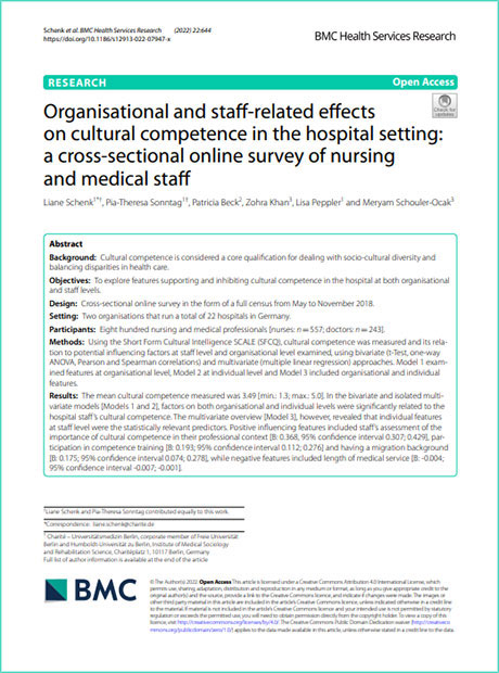 Deckblatt der Publikation