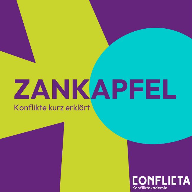 JPG-Format, Logo des Podcasts "Zankapfel" der ConflictA (Konfliktakademie), "Zankapfel Logo_gro&szlig;"