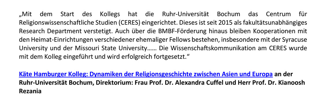 Zitat Prof. Dr. Alexandra Cuffel, Prof. Dr. Kianoosh, Ruhr-Universit&auml;t Bochum