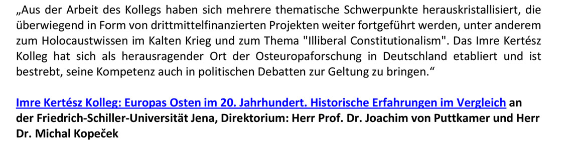 Zitat Prof. Dr. Joachim von Puttkaer, Dr. Michael Kopecek, Universit&auml;t Jena